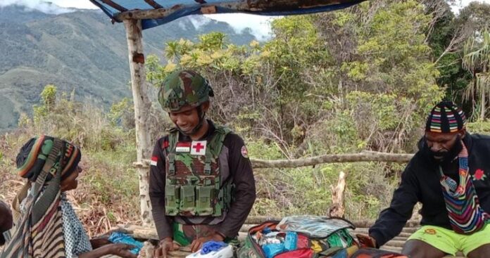 Satgas 113/JS: Layanan Sektor Aspek Kesehatan Jangkau Pedalaman Kendetapa 